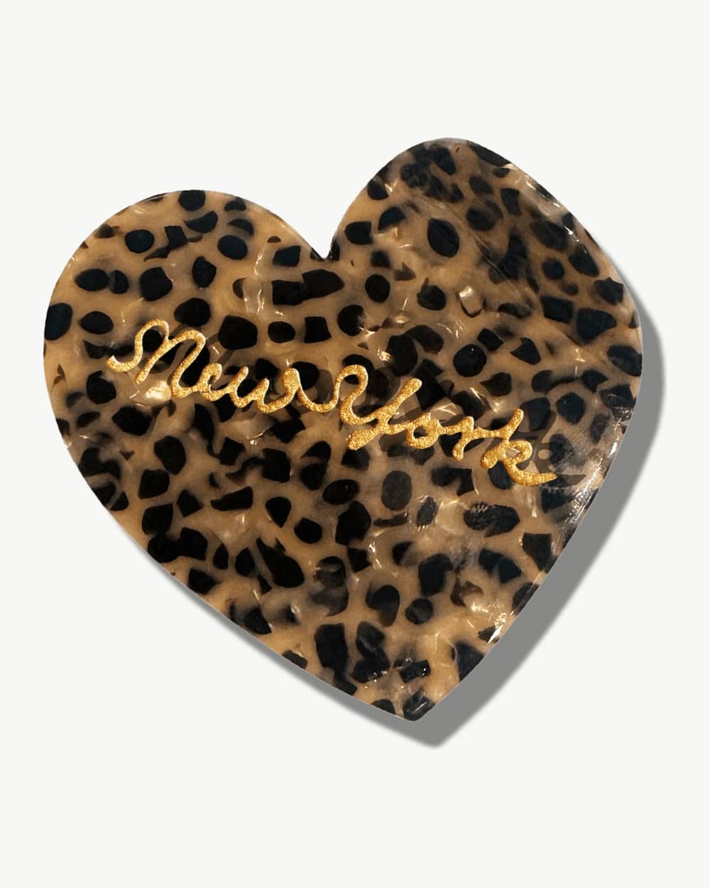 New York Heart Claw Clip
