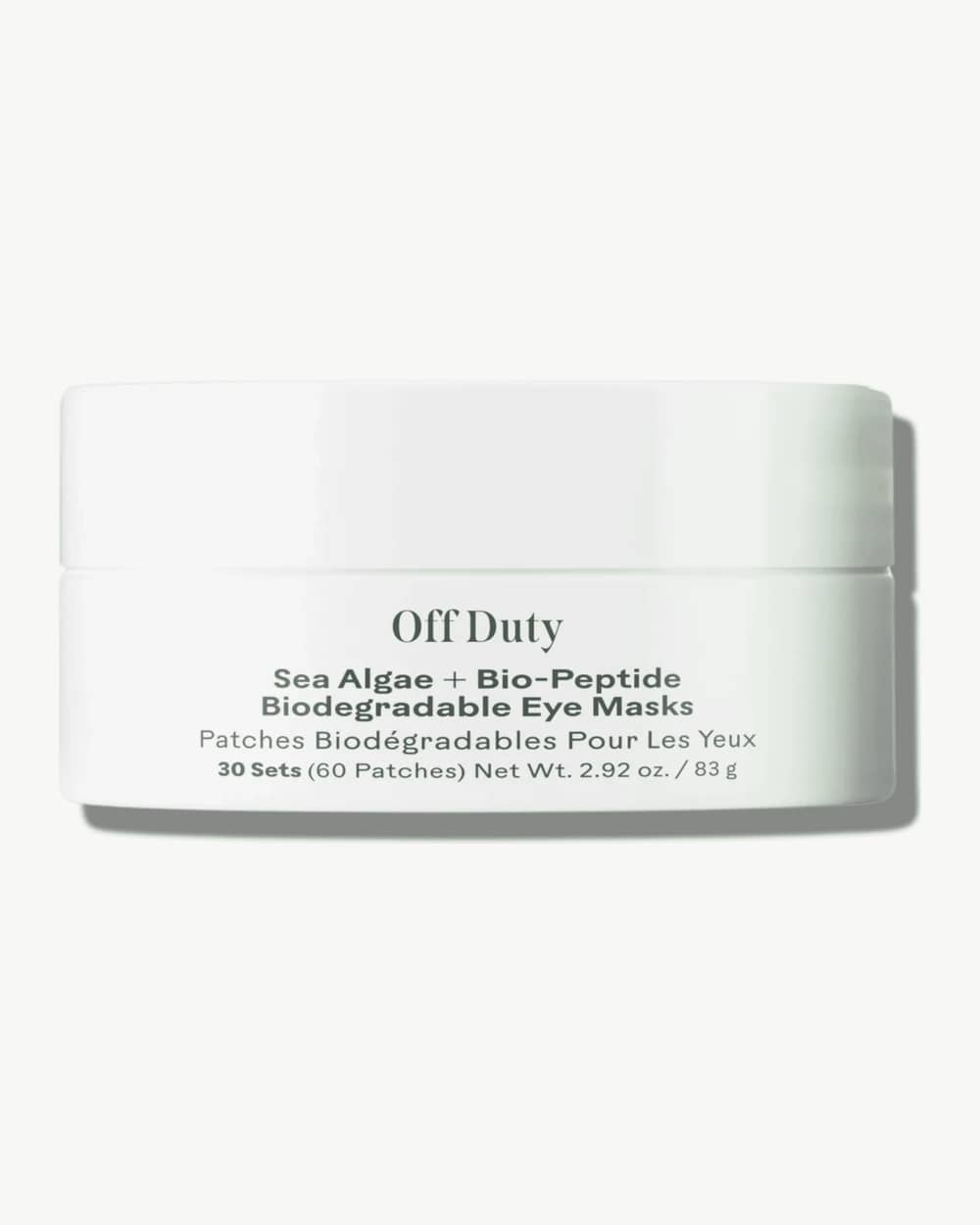 OffDuty™ Sea Algae + Bio-Peptide Smoothing Biodegradable Eye Masks