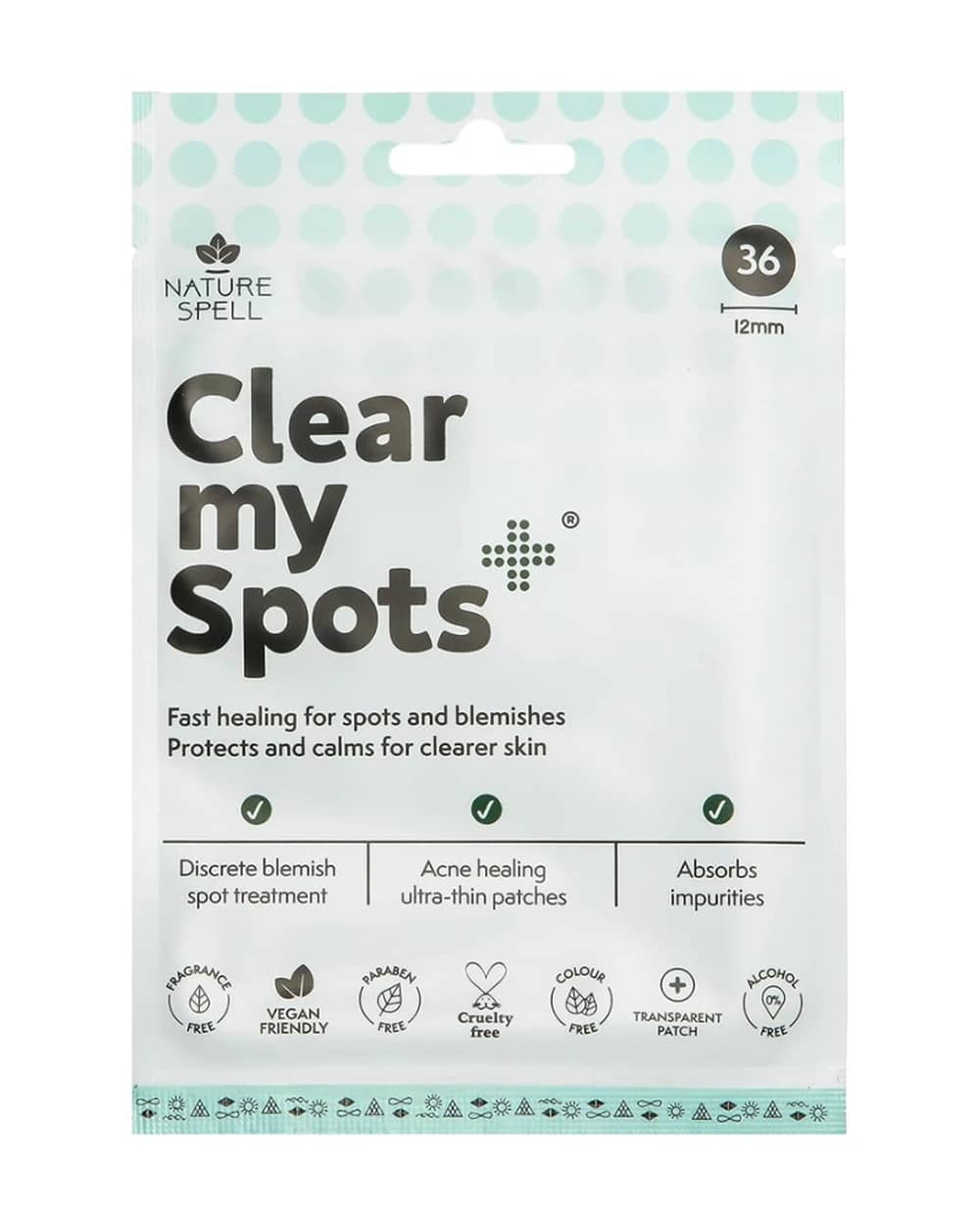 چسب ضد جوش نیچر اسپل Clear My Spots