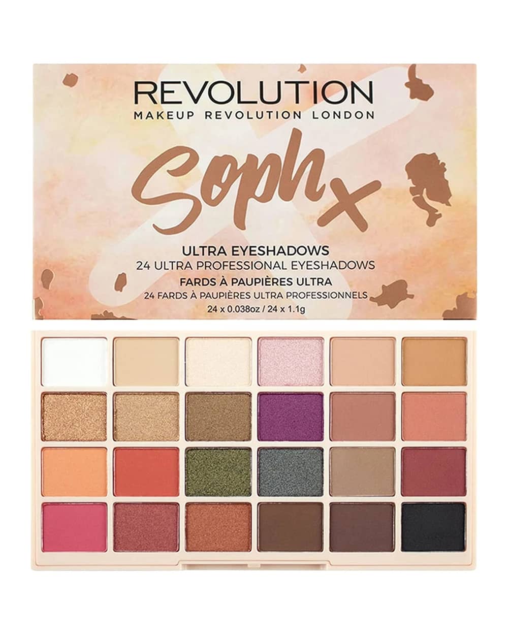پالت سایه چشم 24 رنگ Soph X رولوشن