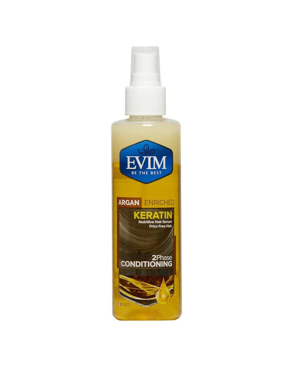 اسپری دو فاز محافظ حرارت مو حاوی روغن آرگان و کراتین ایویم 200ml