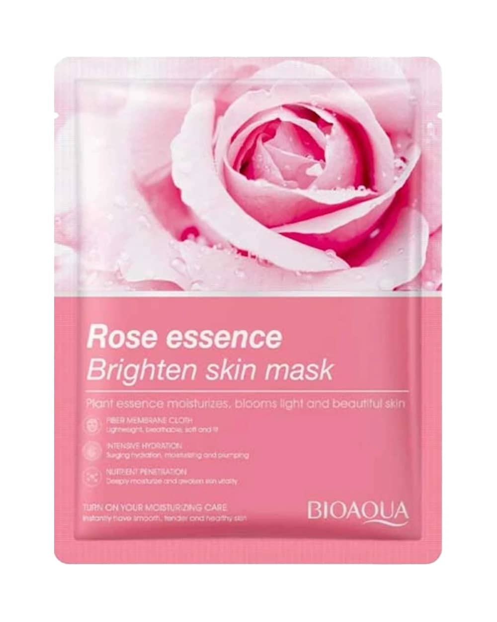 ماسک صورت روشن کننده بایوآکوا گل رز 25g