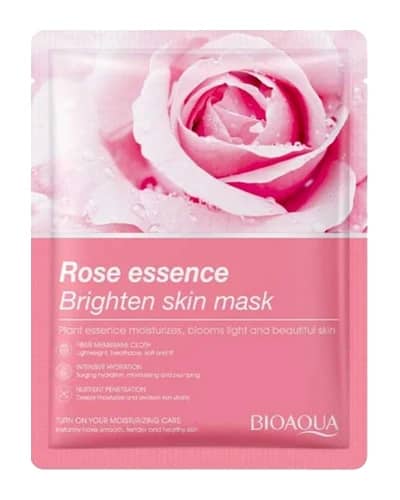 ماسک صورت روشن کننده بایوآکوا گل رز 25g