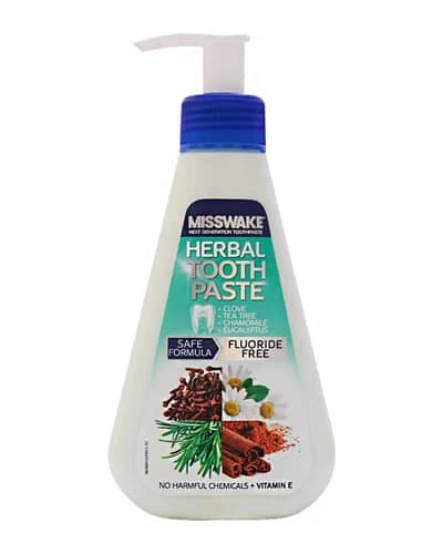خمیر دندان پمپی گیاهی بدون فلوراید میسویک 185ml