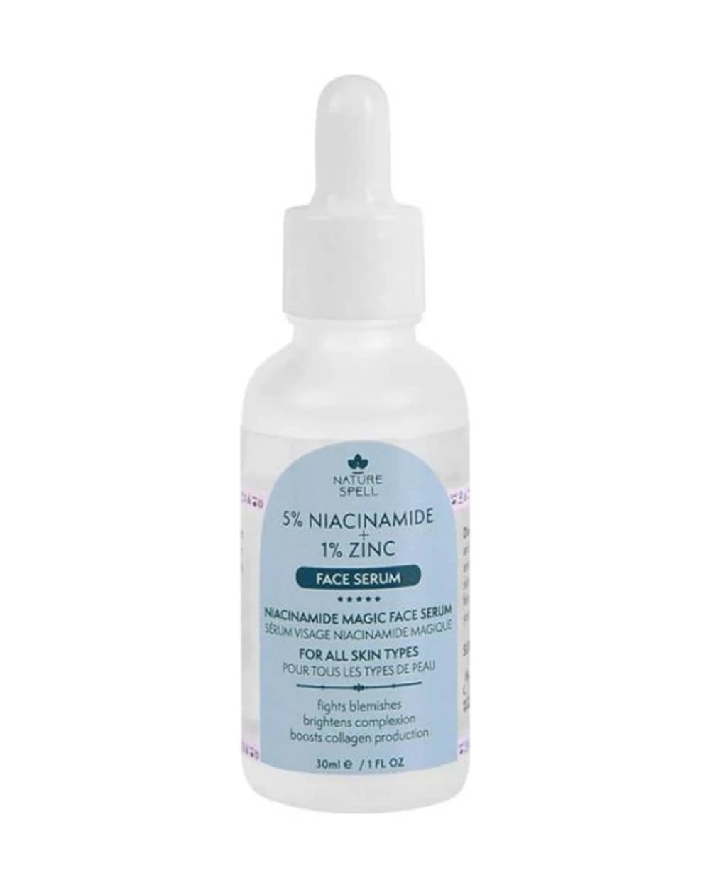 سرم ضد جوش نیاسینامید 5% و زینک 1% نیچر اسپل 30ml