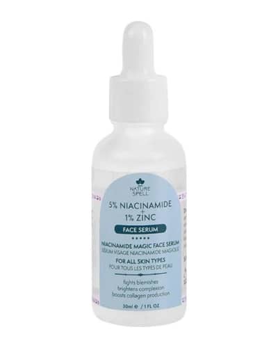 سرم ضد جوش نیاسینامید 5% و زینک 1% نیچر اسپل 30ml