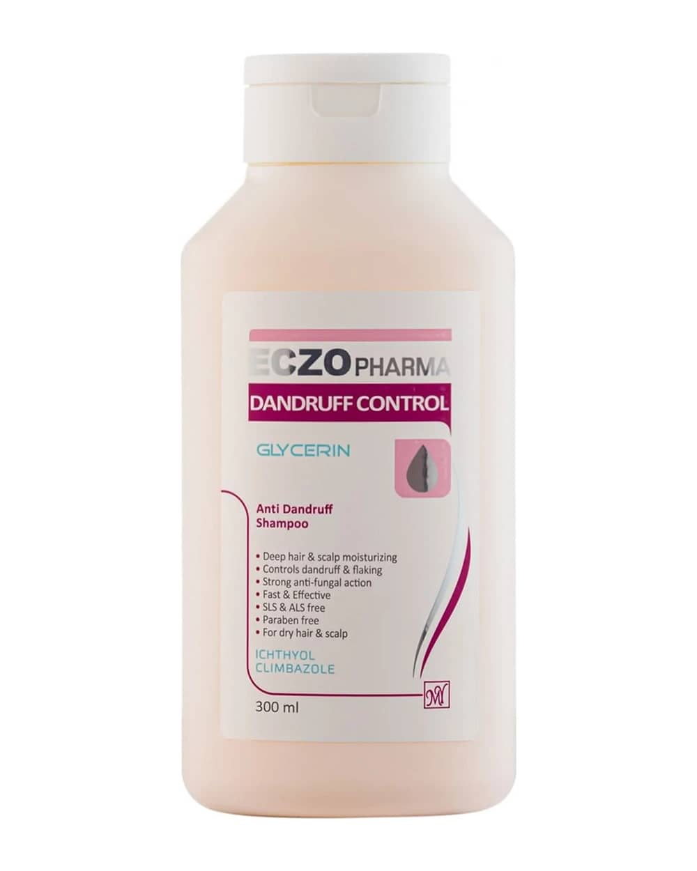 شامپو ضد شوره موهای خشک Eczo Pharma مای 300ml