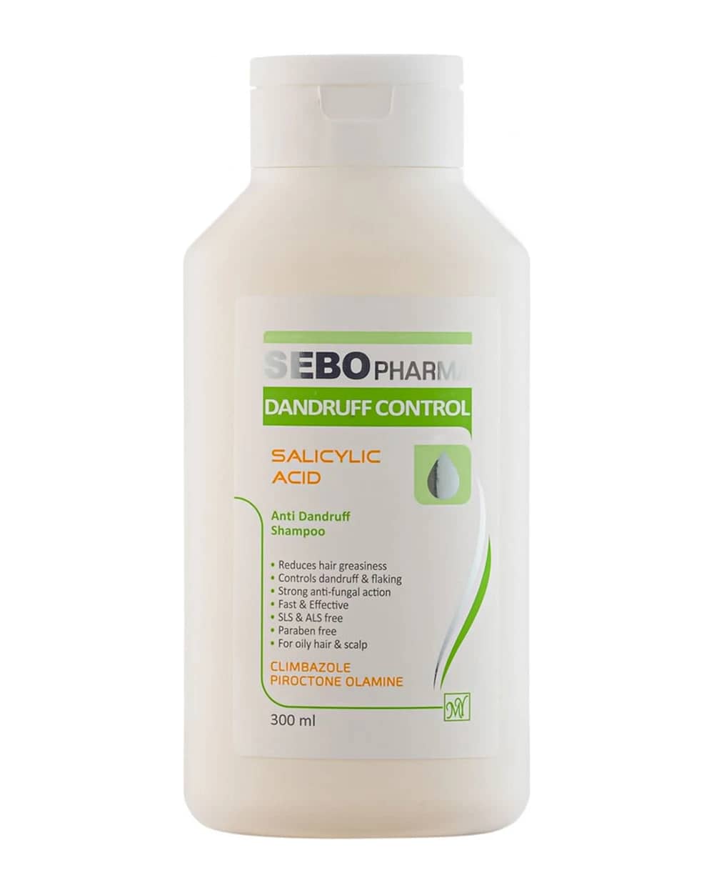 شامپو ضد شوره موهای چرب Sebo pharma مای 300ml