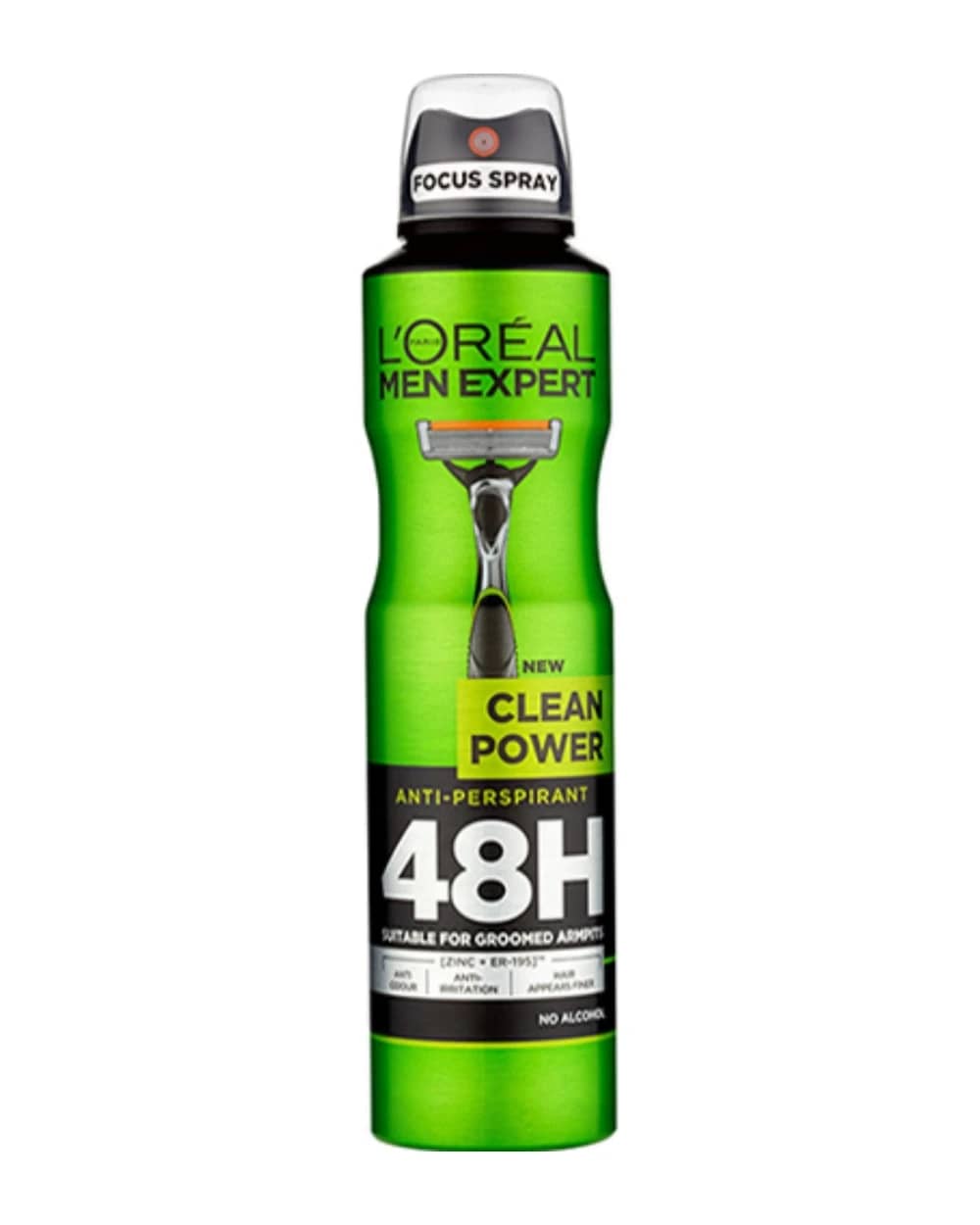 اسپری ضد تعریق مردانه 48 ساعته لورال 250ml Clean Power