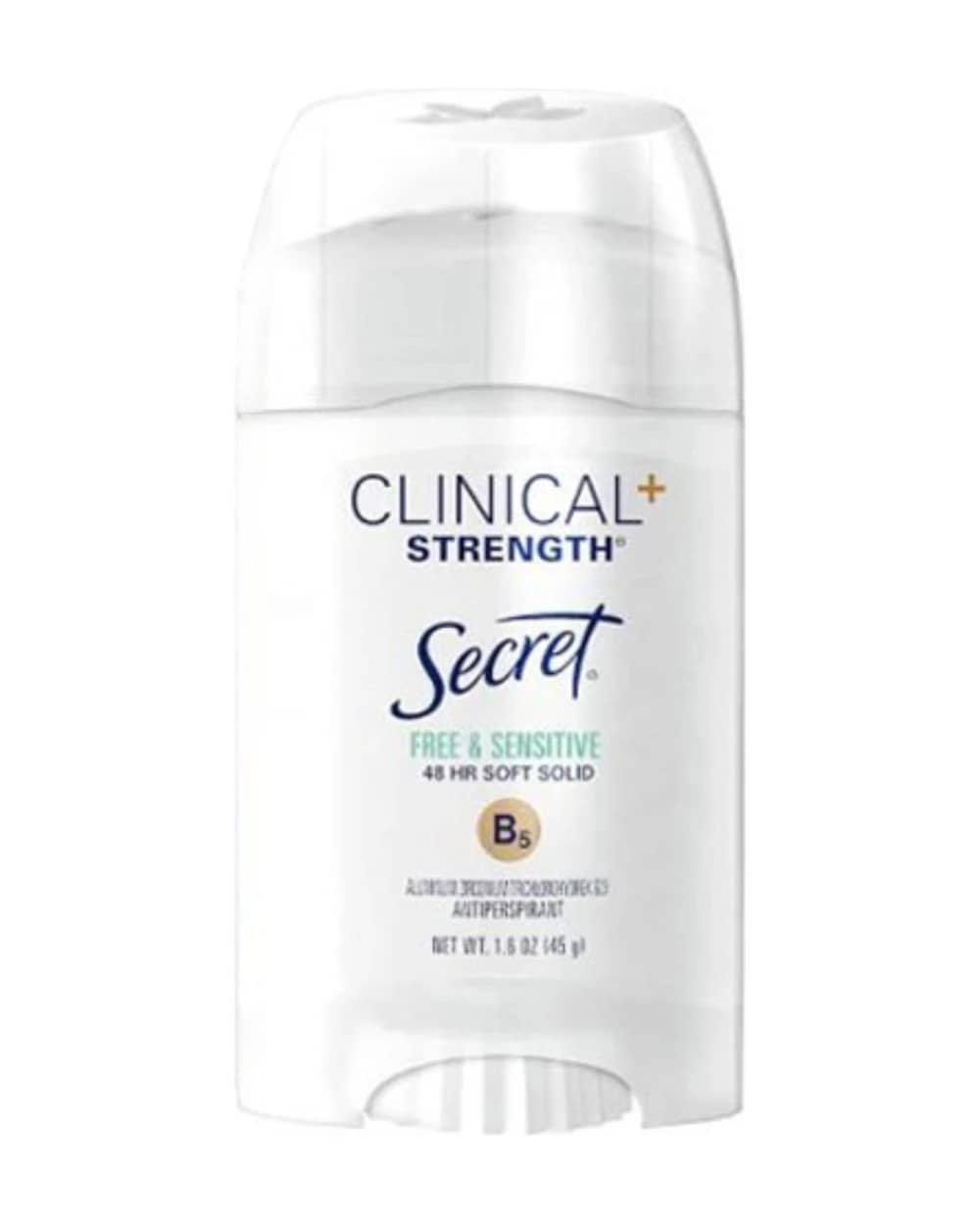 استیک ضد تعریق کلینیکال Free & Sensitive سکرت 45gr