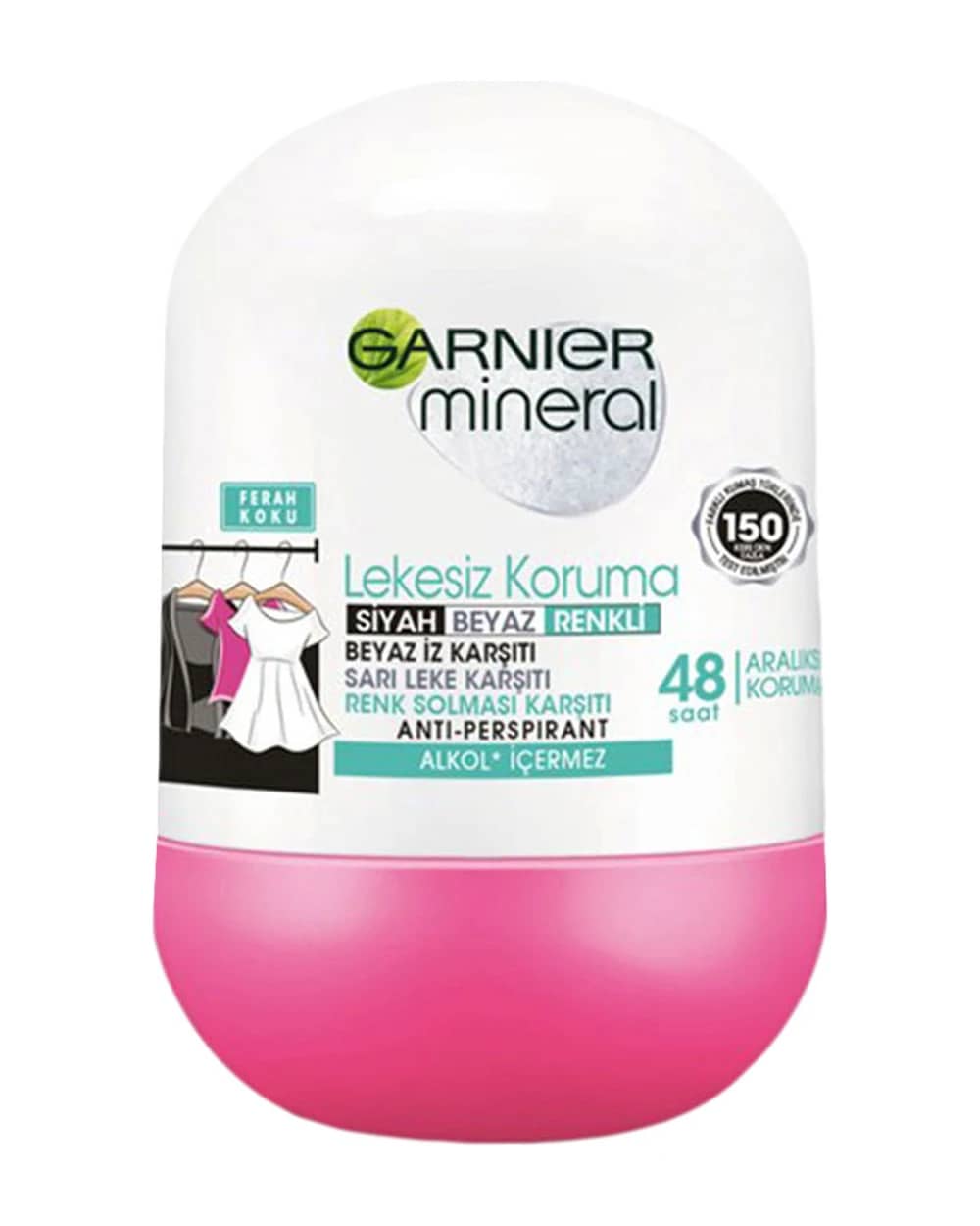 رول ضد تعریق استوانه ای 48 ساعته Lekesiz Koruma گارنیه 50ml