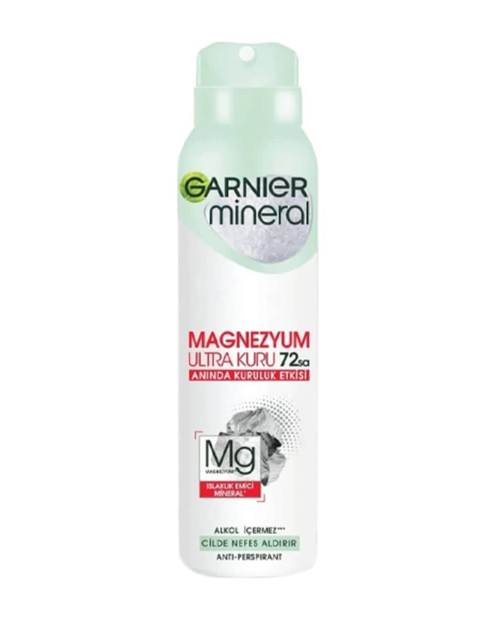 اسپری ضد تعریق زنانه 72 ساعته Magnezyum گارنیه 150ml