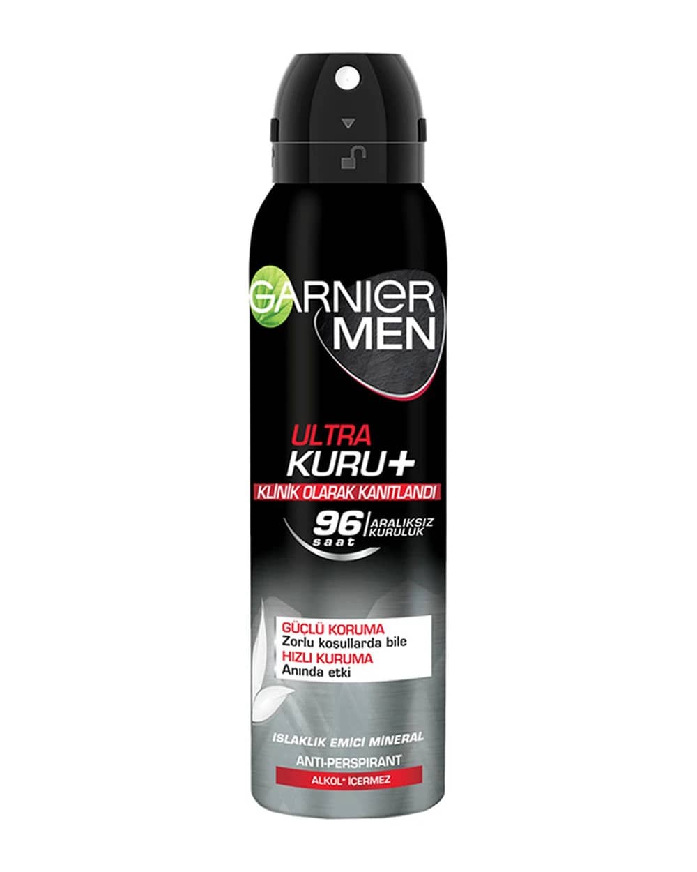 اسپری ضد تعریق مردانه 96 ساعته Ultra Kuru گارنیه 150ml