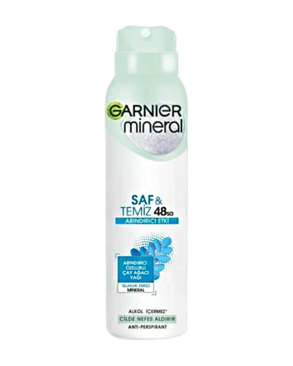 اسپری ضد تعریق زنانه Safe&Temiz گارنیه 48 ساعته 150ml