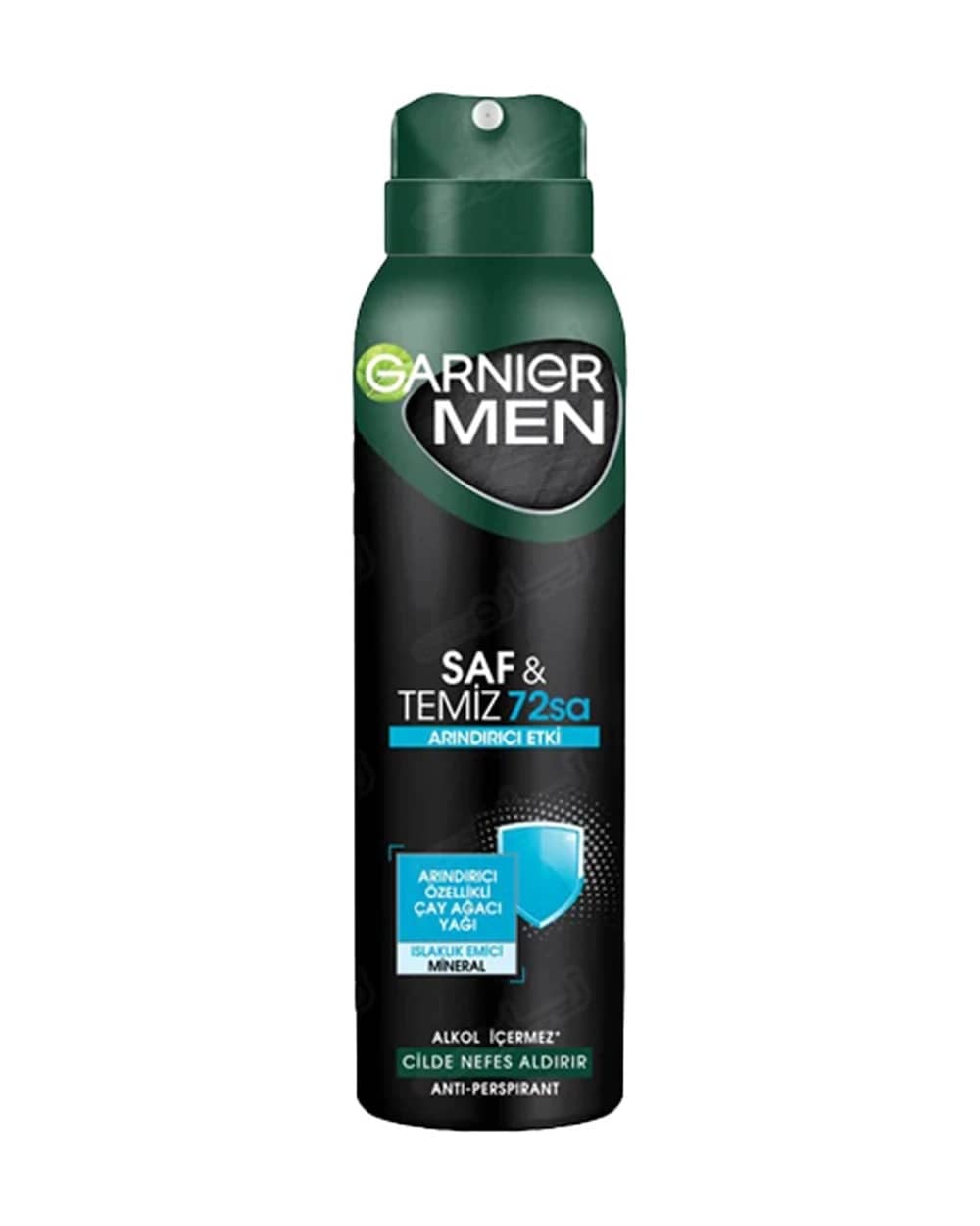 اسپری ضد تعریق مردانه 72 ساعته Saf & Temiz گارنیه 150ml