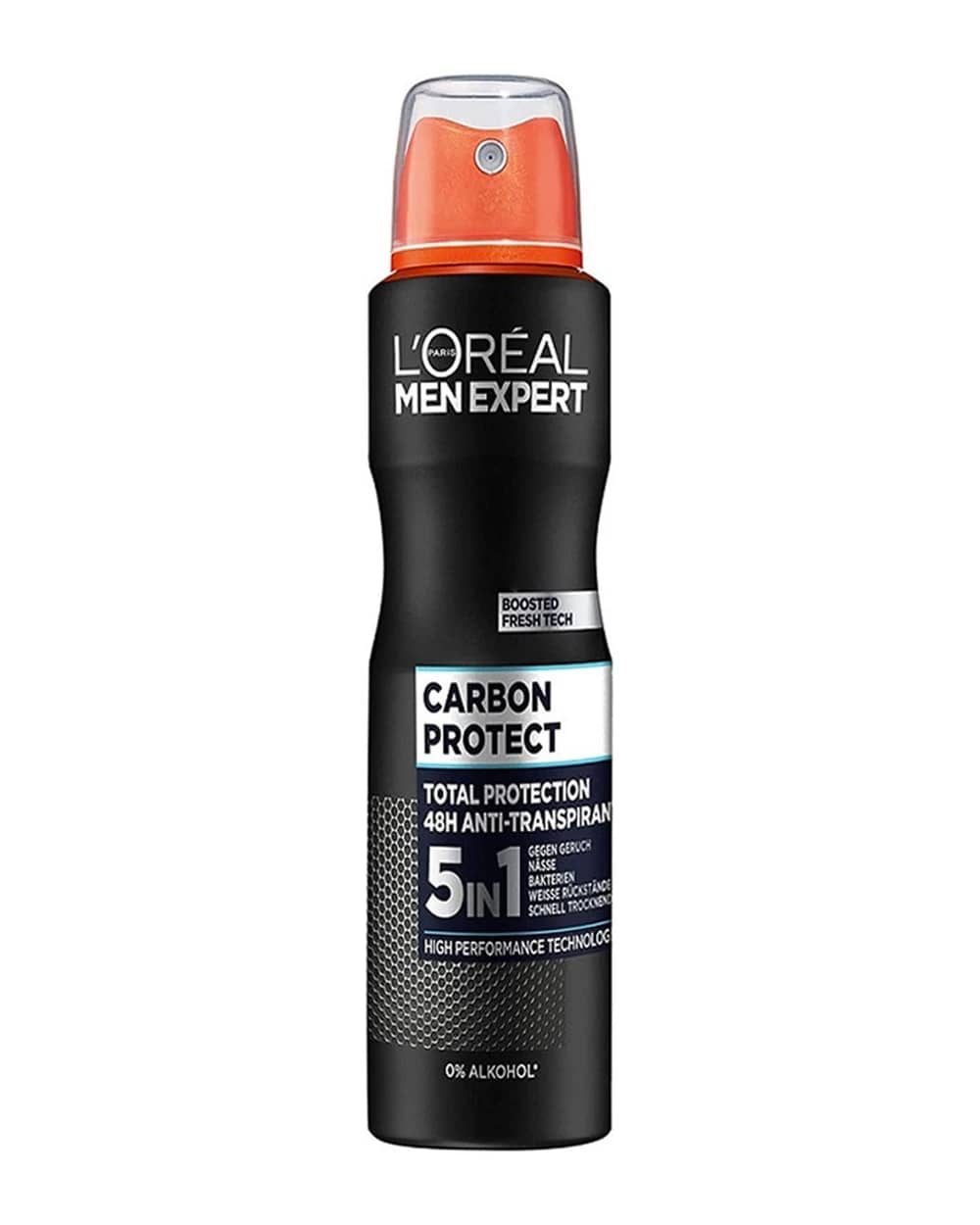اسپری ضد تعریق مردانه 48 ساعته 5 در 1 لورال 250ml Carbon Protect