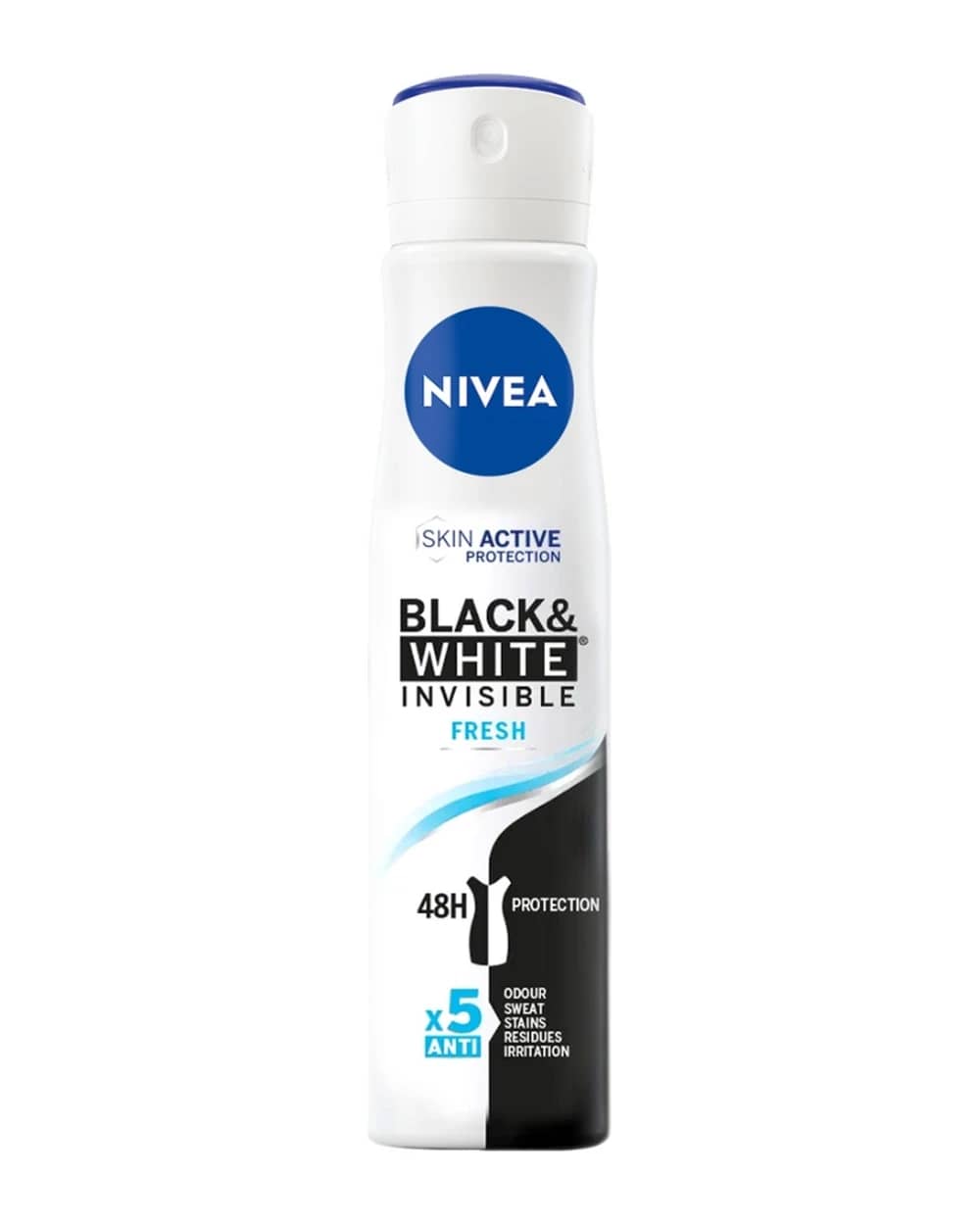 اسپری ضد تعریق زنانه فرش Black & White Invisible نیوا 200ml