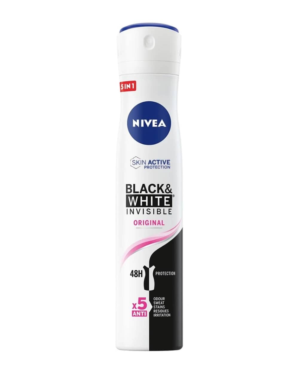 اسپری ضد تعریق زنانه اورجینال Black & White Invisible نیوا 200ml