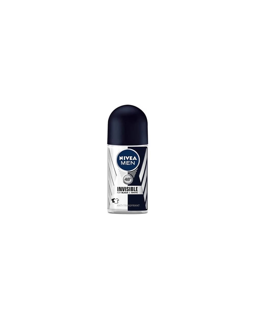 رول ضد تعریق مردانه invisible black & white نیوا 50ml