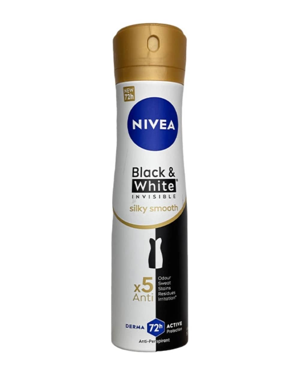 اسپری ضد تعریق زنانه Black & White Silky Smooth نیوا 150ml