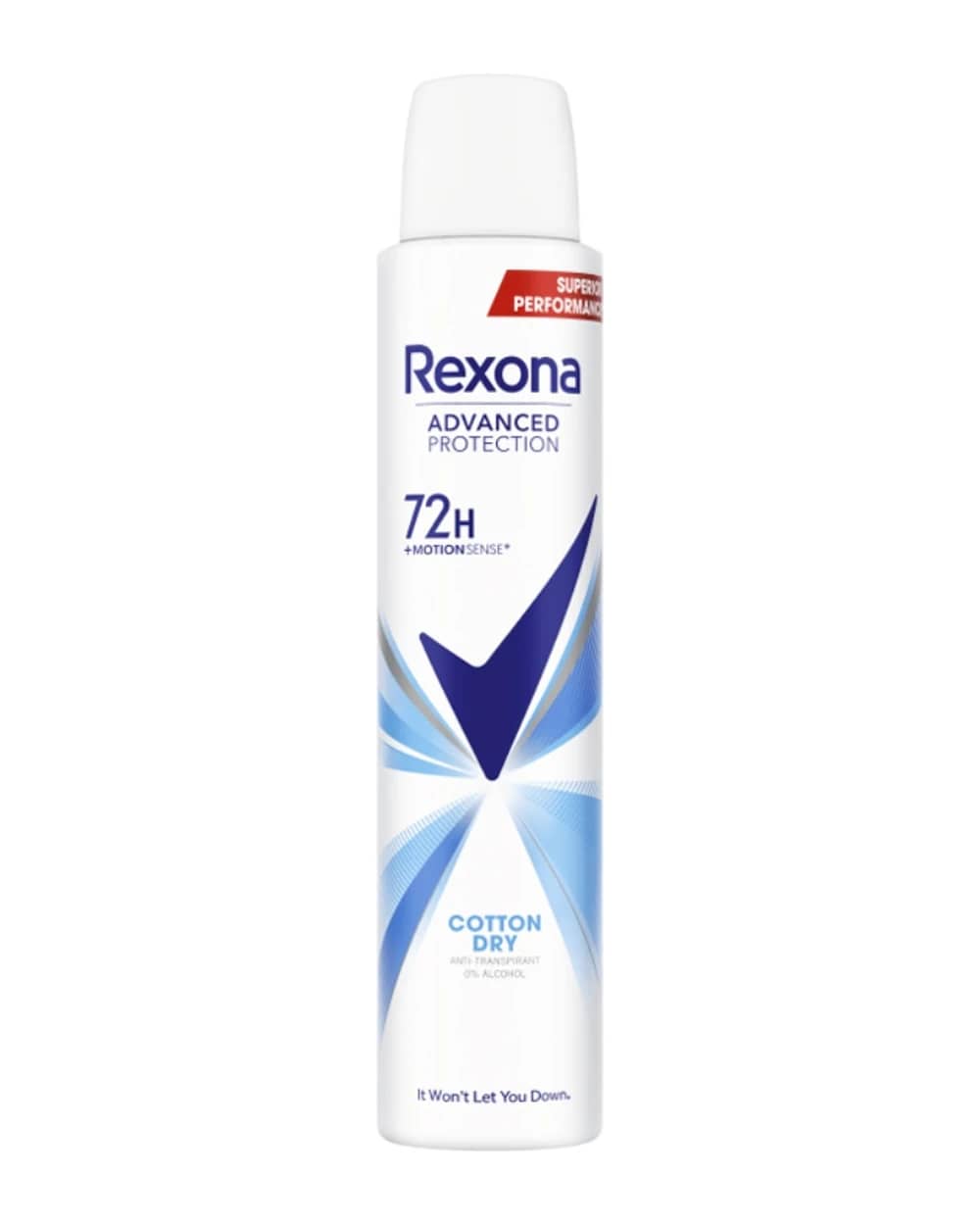 اسپری ضد تعریق زنانه 72 ساعته Cotton dry رکسونا 200ml