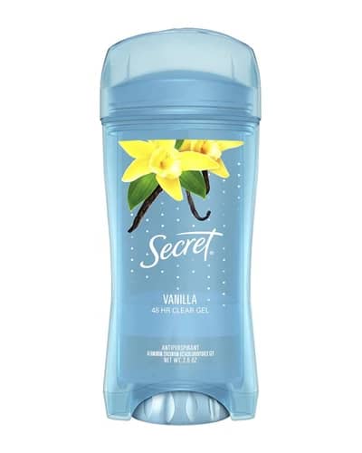ژل شفاف ضد تعریق زنانه Vanilla سکرت 73gr