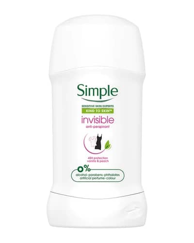 استیک ضد تعریق زنانه 48 ساعته Invisible سیمپل 40ml