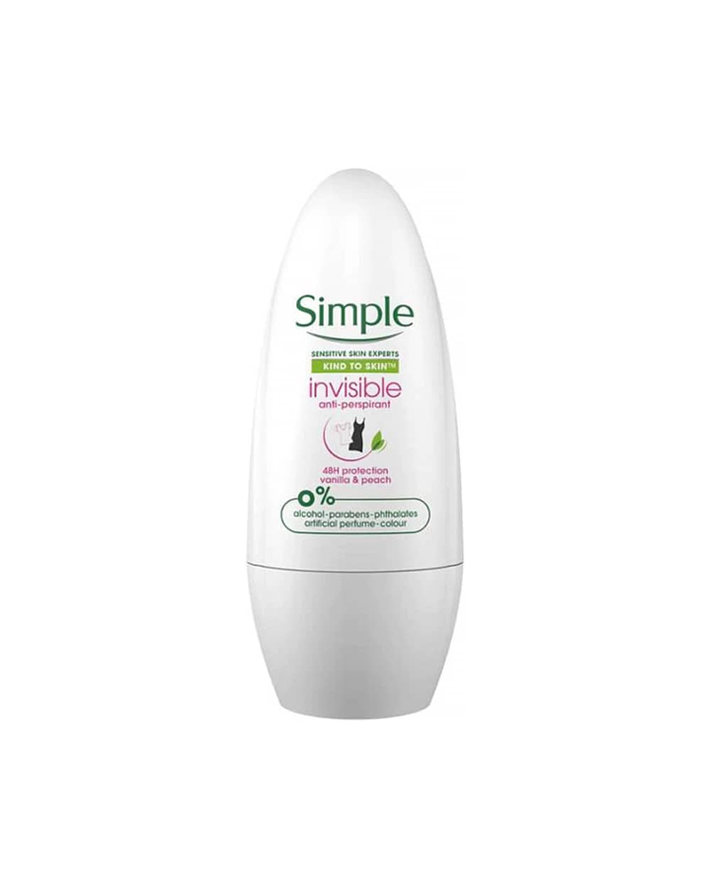 رول ضد تعریق زنانه 48 ساعته Invisible سیمپل 50ml