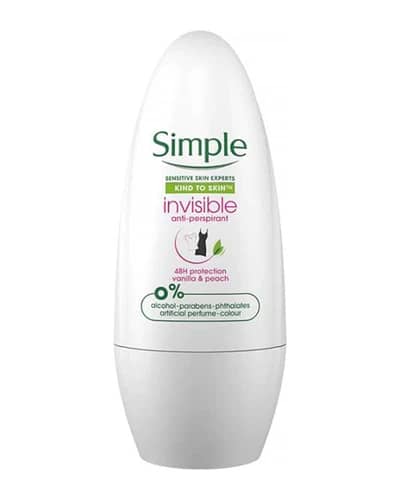 رول ضد تعریق زنانه 48 ساعته Invisible سیمپل 50ml