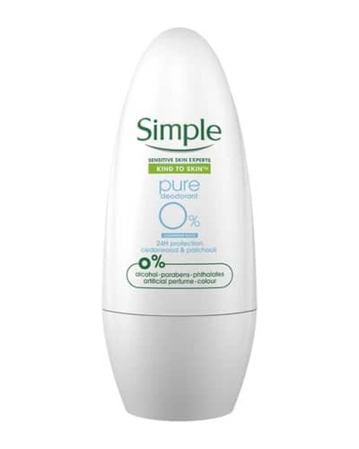 رول ضد تعریق زنانه 24 ساعته Pure سیمپل 50ml