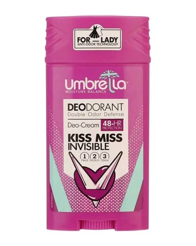 استیک ضد تعریق زنانه 48 ساعته آمبرلا Kiss Miss Invisible