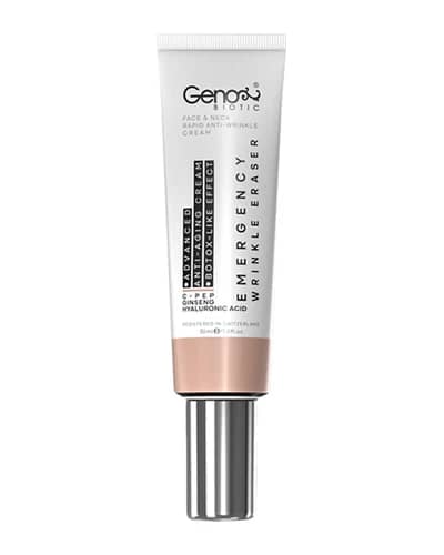 کرم ضد چروک فوری صورت و گردن ژنوبایوتیک 30ml