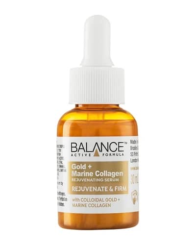 سرم جوانساز طلا و کلاژن دریایی بالانس 30ml