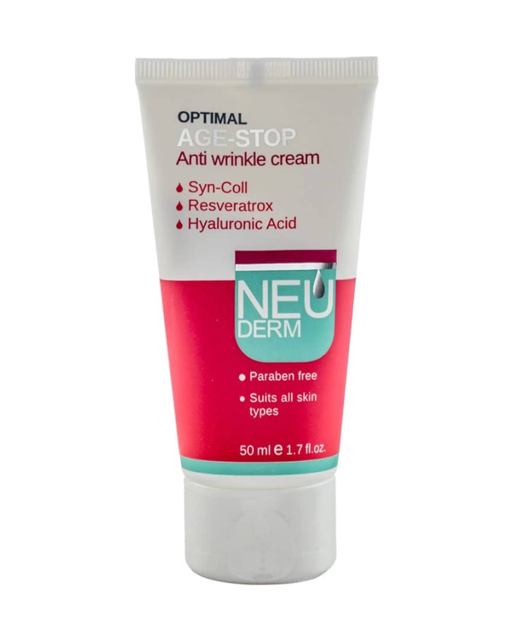 کرم ضد چروک Optimal Age Stop نئودرم 50ml