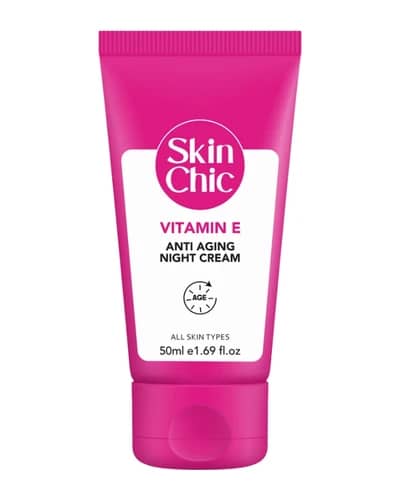 کرم ضد چروک شب ویتامین E اسکین شیک 50ml