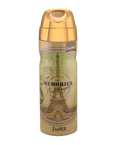 اسپری بدن زنانه Memories امپر 200ml