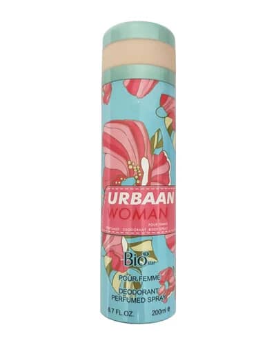 اسپری بدن زنانه Urbaan Woman بیو استار 200ml