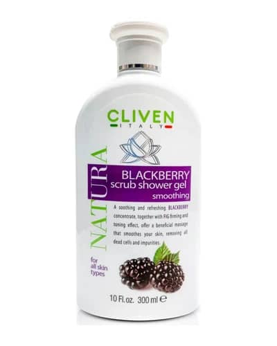 ژل شستشو و لایه بردار بدن کلیون عصاره شاه توت 300ml
