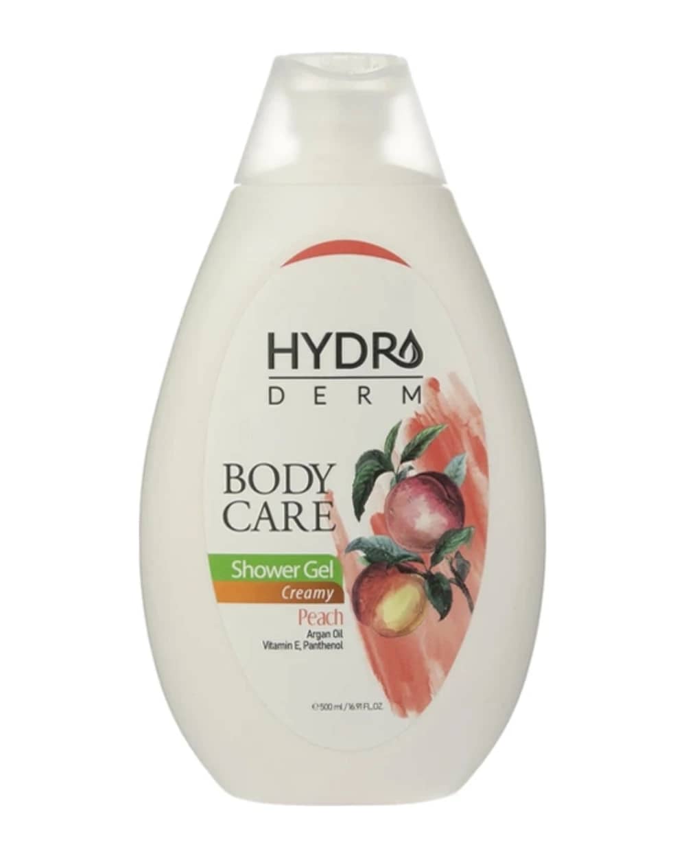 شامپو بدن هیدرودرم هلو و آرگان 500ml