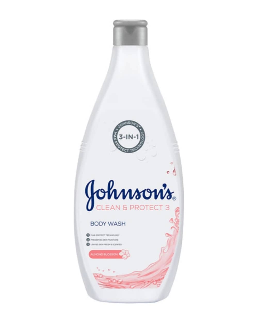 شامپو بدن عصاره شکوفه بادام Protect 3 جانسون 750ml