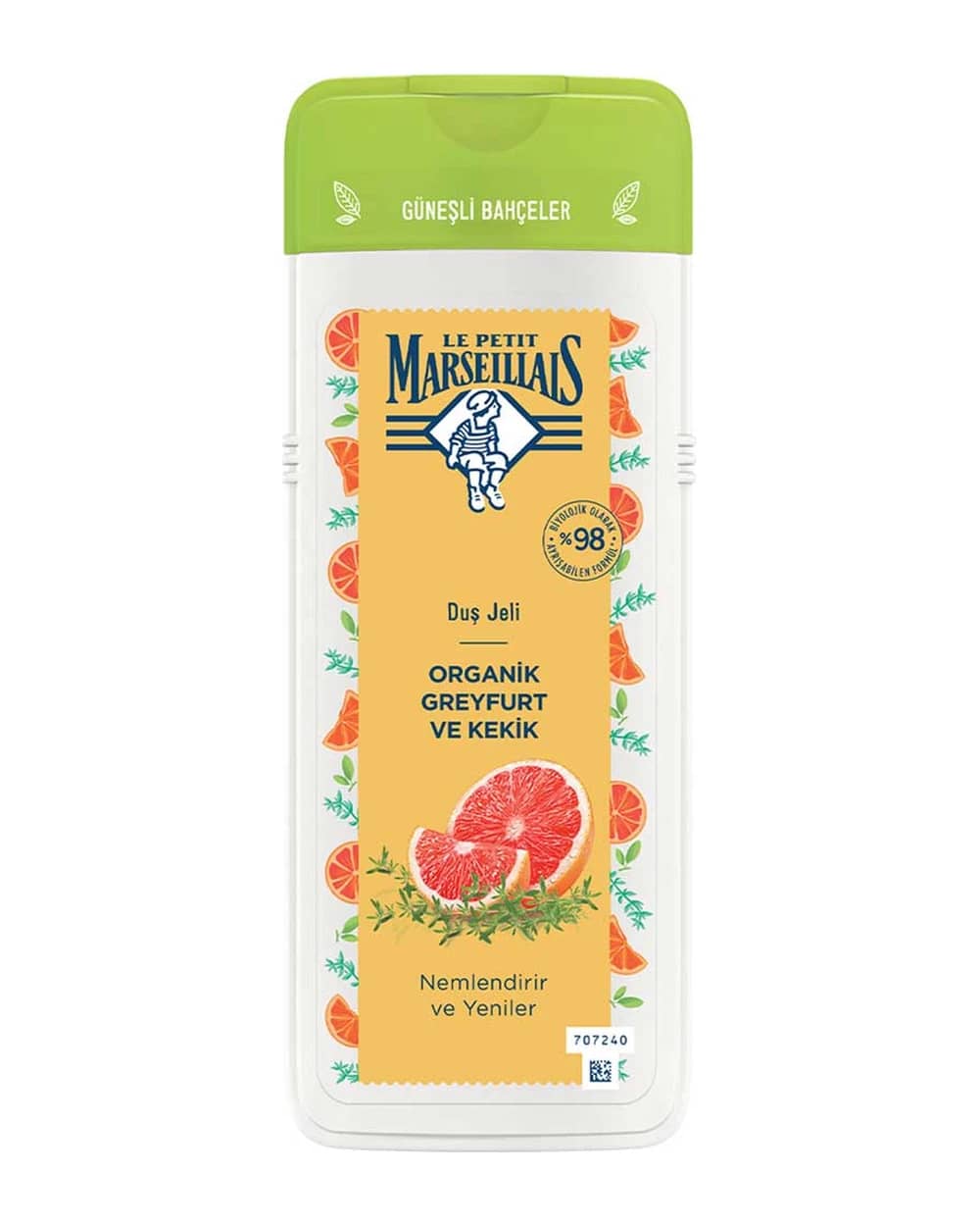 شامپو بدن عصاره گریپ فروت و آویشن مارسلیاس 400ml