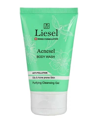 ژل شستشوی بدن پوست های چرب و جوش دار Acnesel لایسل 150ml