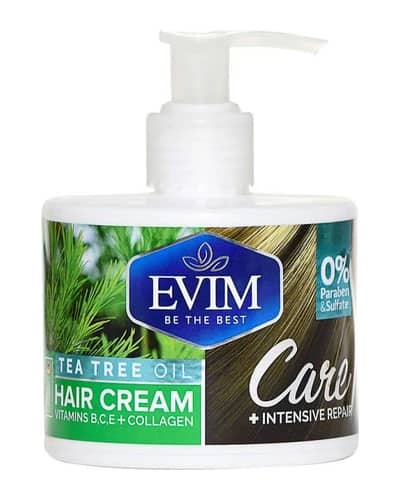 کرم موی تقویت کننده حاوی روغن درخت چای و کلاژن ایویم 250ml