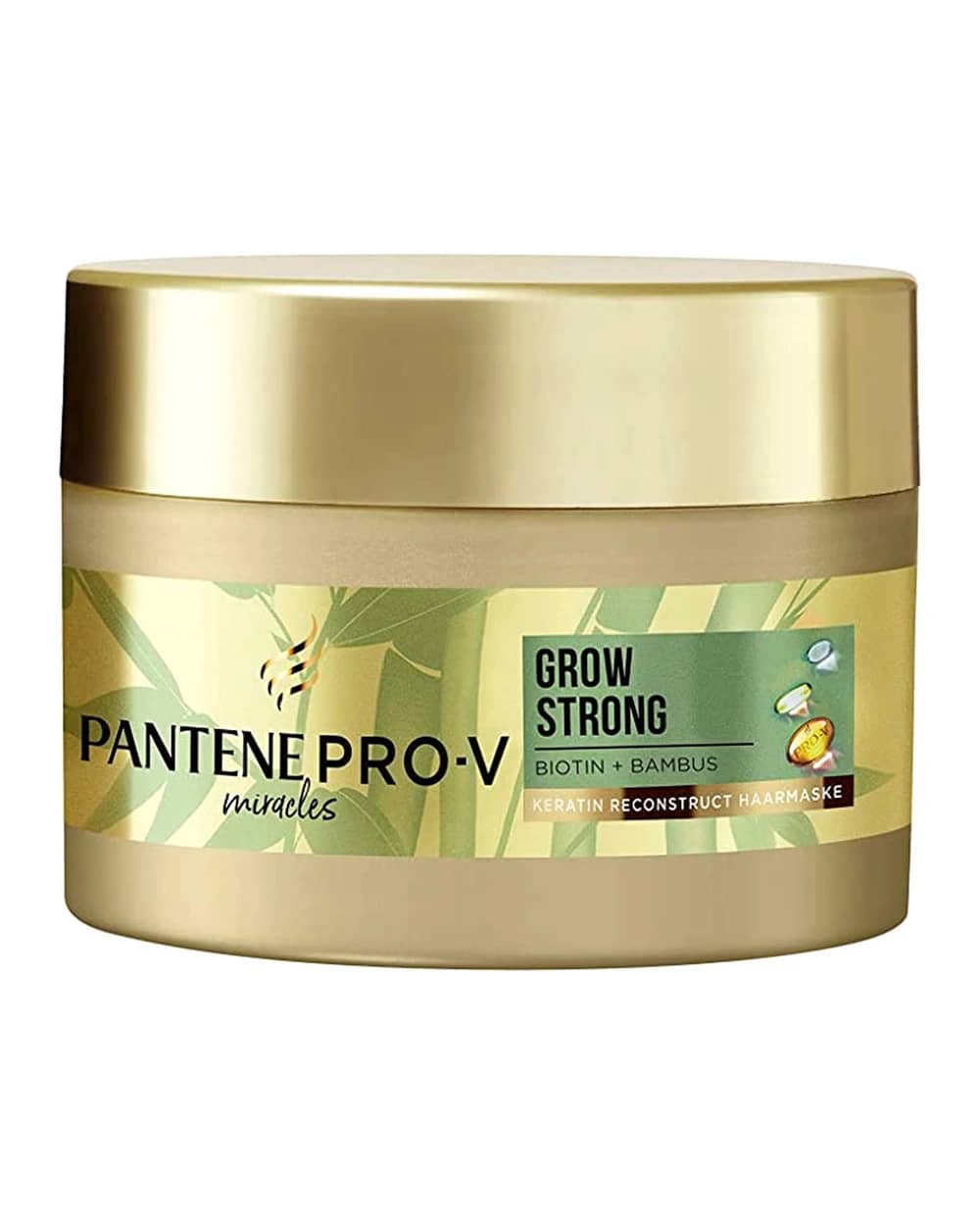 ماسک مو عصاره بامبو و بیوتین Grow Strong پنتن 160ml