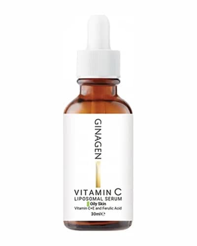 سرم ویتامین سی ژیناژن لیپوزومال پوست های چرب و مختلط 30ml