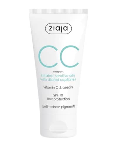 سی سی کرم پوست های حساس و شکننده SPF 10 ژایا 50ml