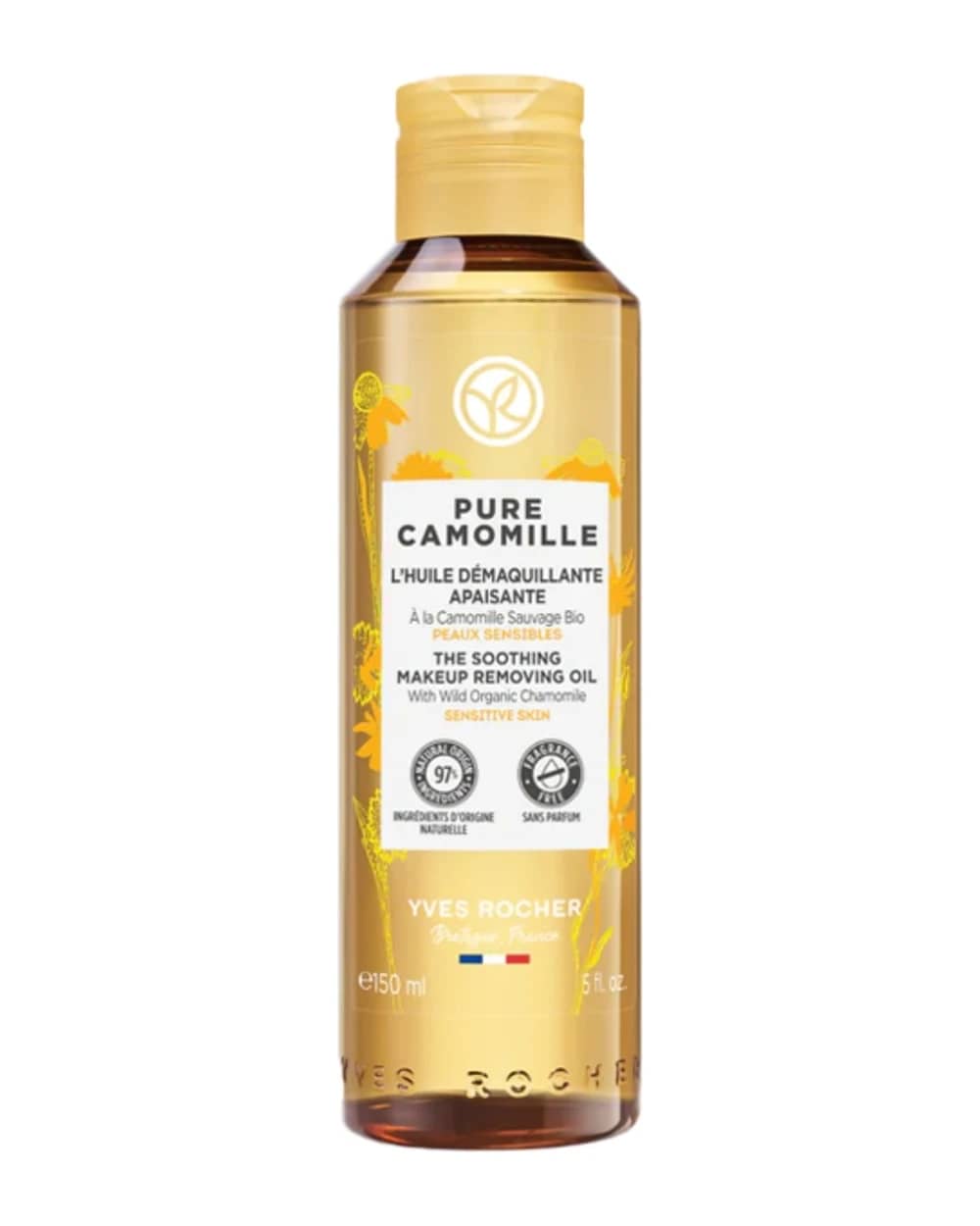 روغن پاک کننده آرایش Pure Camomille ایوروشه 150ml