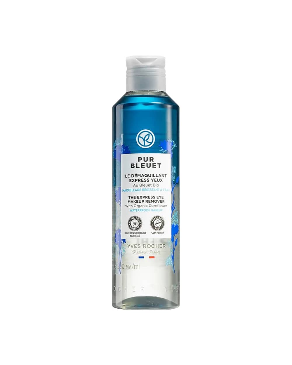 پاک کننده دو فاز آرایش چشم Pur Bleuet ایوروشه 200ml