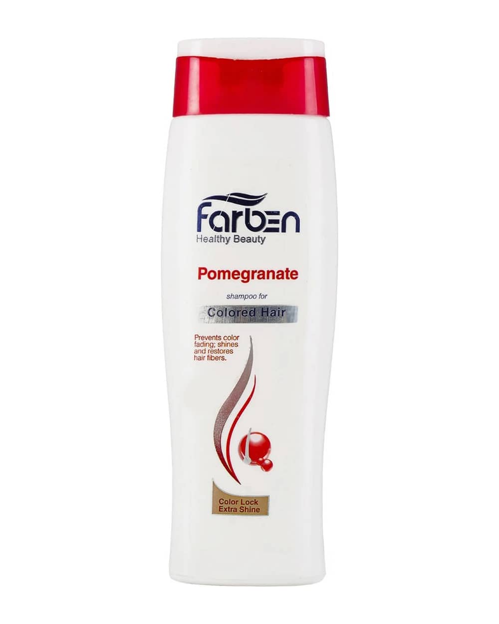 شامپو موهای رنگ شده عصاره انار فاربن 250ml