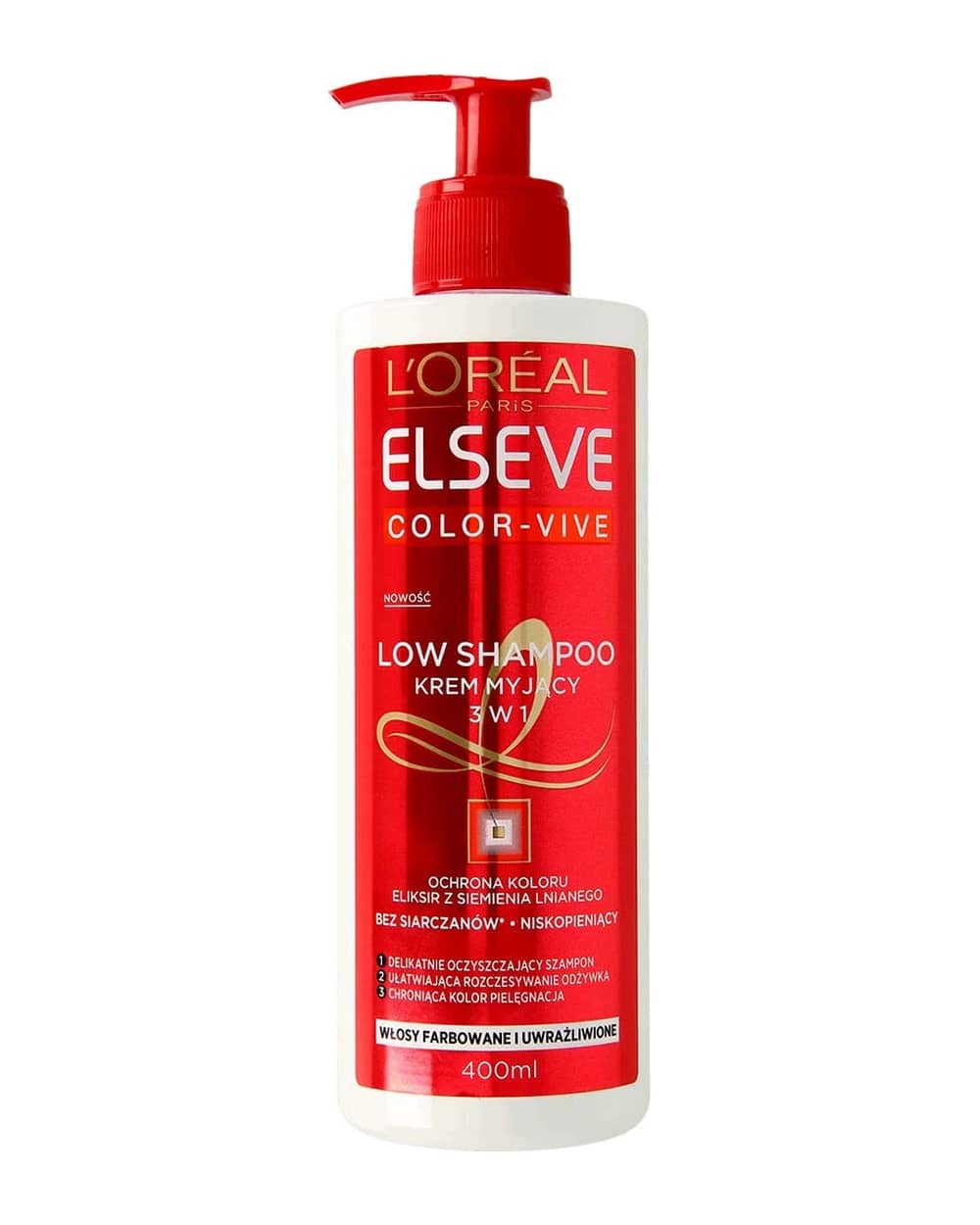 شامپو فاقد سولفات موهای رنگ شده Color Vive السیو لورال 400ml